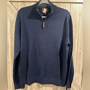 Nordstrom merino wool quarter zip L
